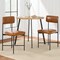 Best Choice Products Faux Leather Dining Chair Set of 2, Standard Height w/ Metal Frame